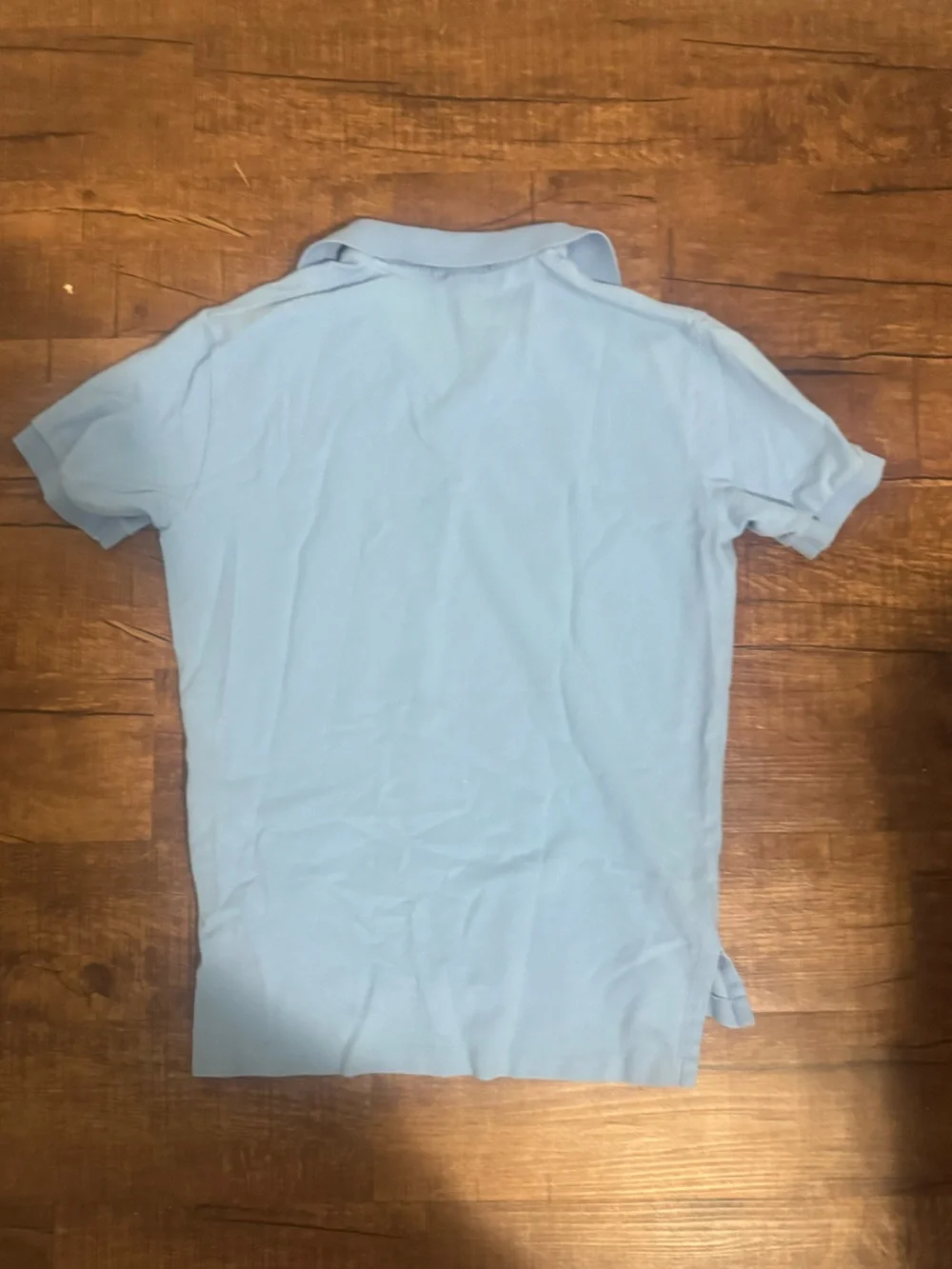 Polo by Ralph Lauren Men's Light Blue Pique Polo Shirt Size M Yellow Pony